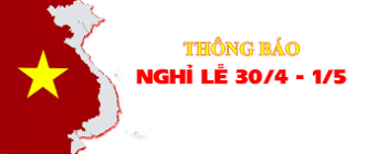 Người lao động nghỉ 5 ngày dịp Giỗ Tổ Hùng Vương và 30/4 - 1/5